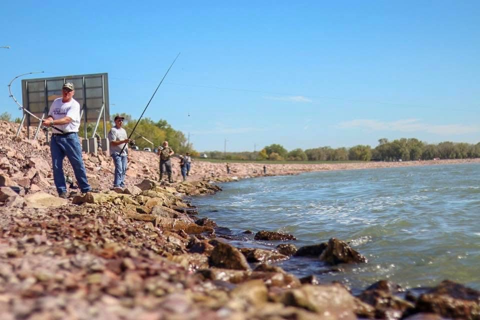Outdoor recreation along the water near Yankton