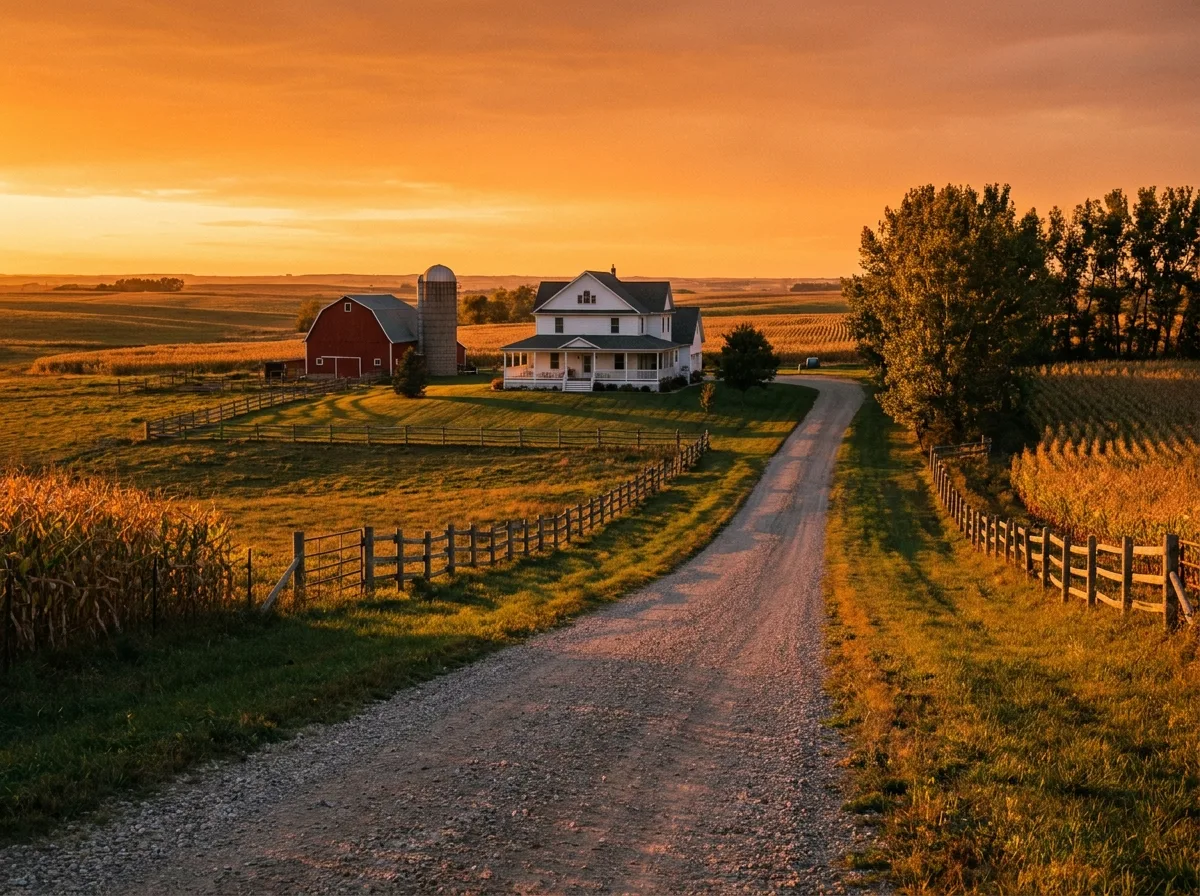 Acreage home with open land near Yankton